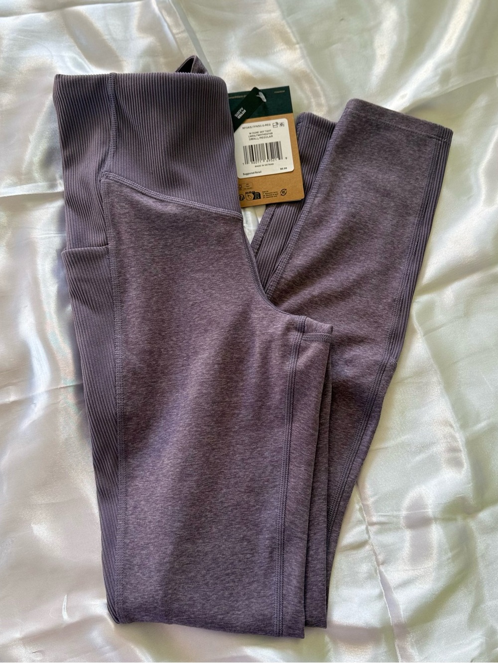 The North Face Heathered Plum High-Rise Leggings